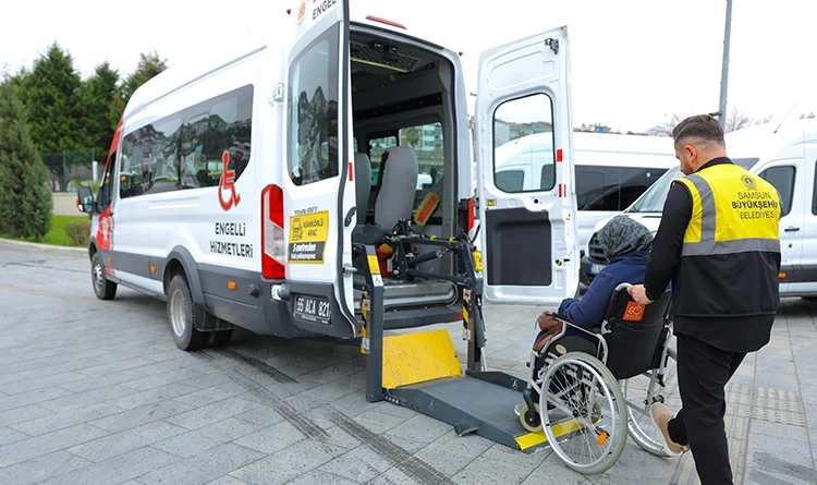 Samsun'da özel bireylere yeni ulaşım desteği: Engelsiz Turizm Otobüsü