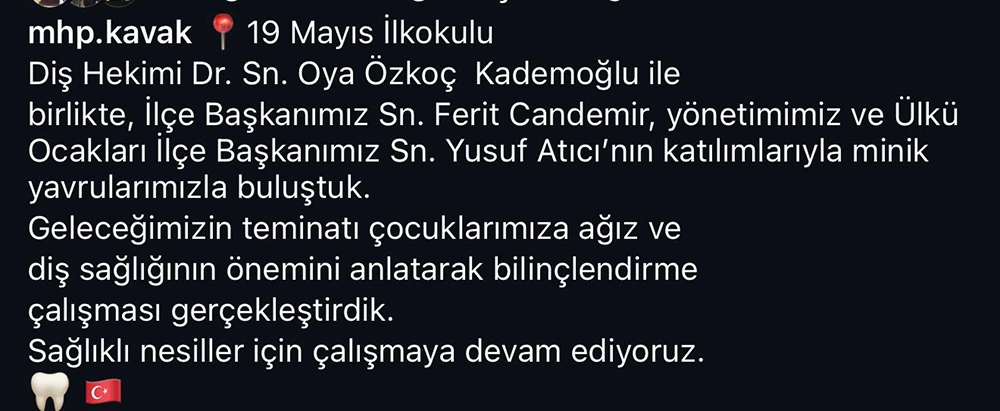Samsun'da siyaset ilkokula girdi! Sınıfta parti propagandası