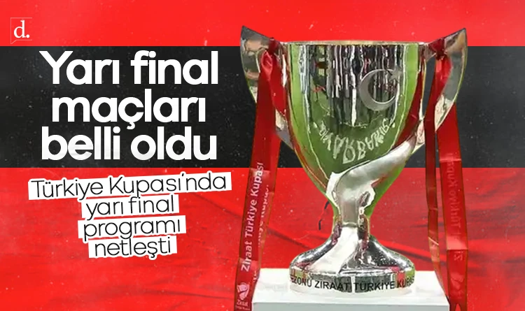 Türkiye Kupası’nda yarı final maç tarihleri belli oldu