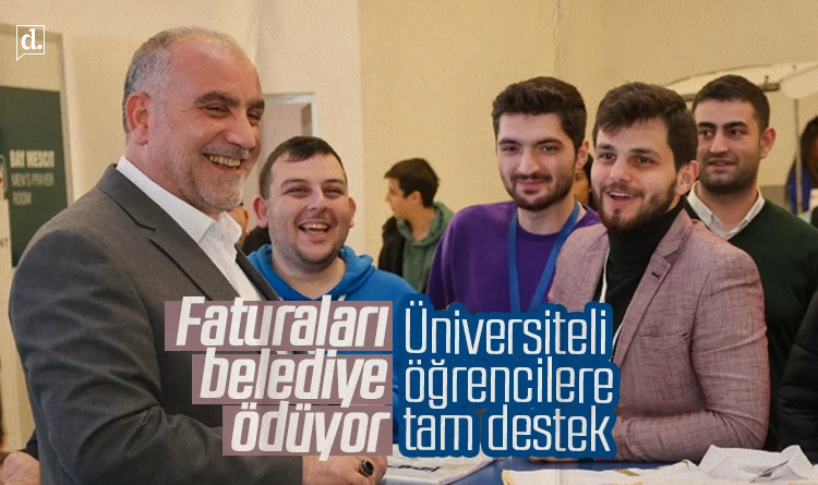 Üniversitelilere büyük destek: Faturaları belediye ödüyor