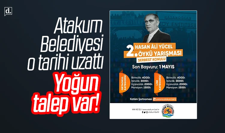 Yoğun talep var! Atakum Belediyesi o tarihi uzattı