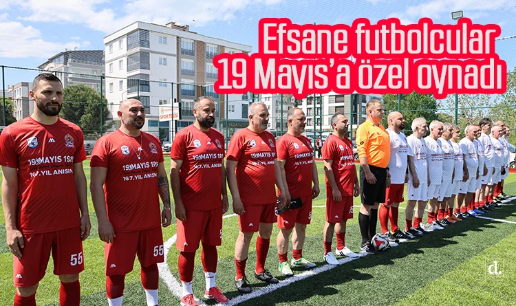 Atakum’da efsane futbolculardan 19 Mayıs’a özel futbol şöleni