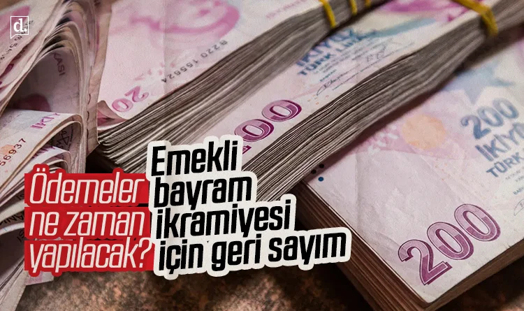 Emekli bayram ikramiyesi için geri sayım... Ödemeler ne zaman yapılacak?