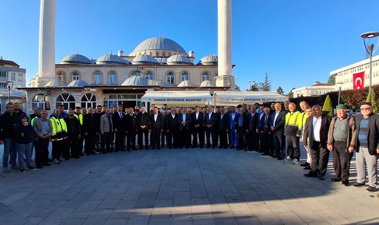 Havza Belediyesi'nden bayramlaşma programı: Birlik ve beraberlik mesajları verildi Havza Belediyesi'nden bayramlaşma programı: Birlik ve beraberlik mesajları verildi