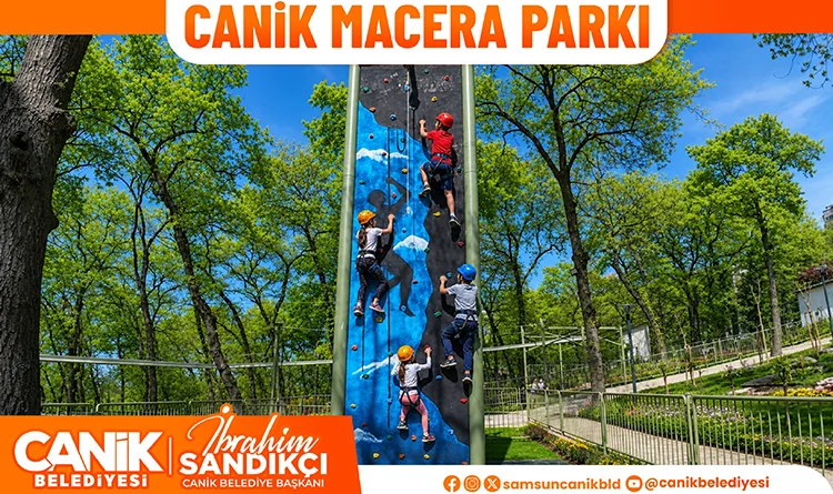 Karadeniz'in en büyük macera parkı 19 Mayıs'ta Canik'te açılıyor