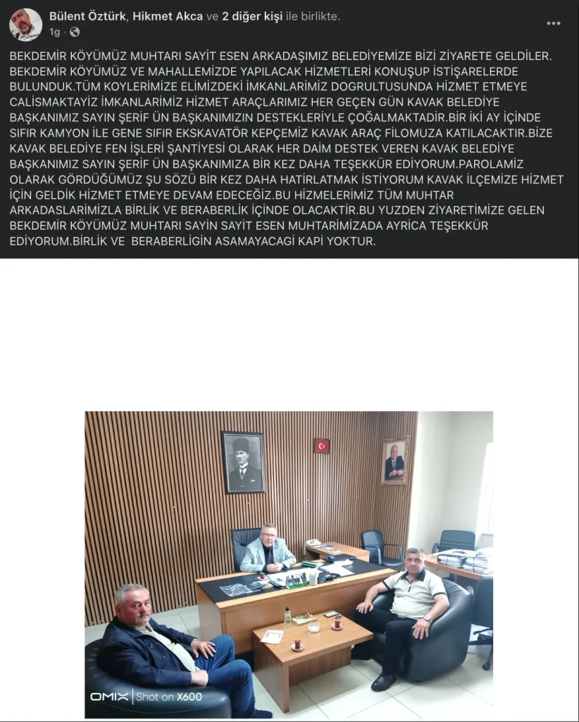 Kavak'ta belediye personeli ve muhtarın tuhaf ilişkisi: Tehdit, açıklama silme, beraberlik pozu! Ne ararsan var... Kavak'ta belediye personeli ve muhtarın tuhaf ilişkisi: Tehdit, açıklama silme, beraberlik pozu! Ne ararsan var...
