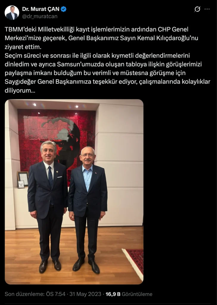 Kılıçdaroğlu'nun Samsun'daki prensiydi! 'Arınma' krizinde 22 vekillik liste ve Murat Çan detayı.. Kılıçdaroğlu'nun Samsun'daki prensiydi! 'Arınma' krizinde 22 vekillik liste ve Murat Çan detayı..
