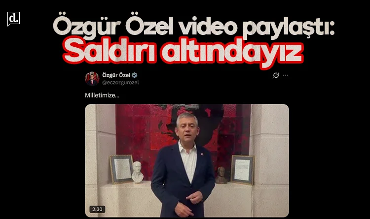 Türkiye ve dünyadan son dakika haberleri, siyaset, ekonomi ve gündeme dair gelişmeler Diye Konuştu’da. Özgür Özel: Saldırı altındayız, buradan atarlarsa meydanlardayız