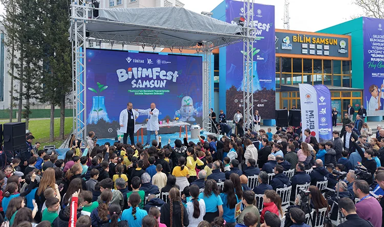 Samsun bilim ve teknolojiye BİLİMFEST ile doydu