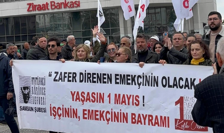 Samsun’da 1 Mayıs: Ortak mücadele vurgusu