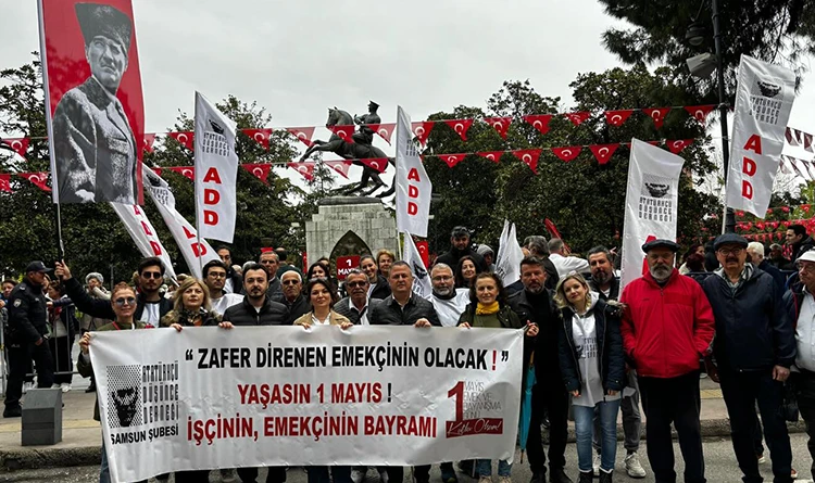 Samsun’da 1 Mayıs: Ortak mücadele vurgusu