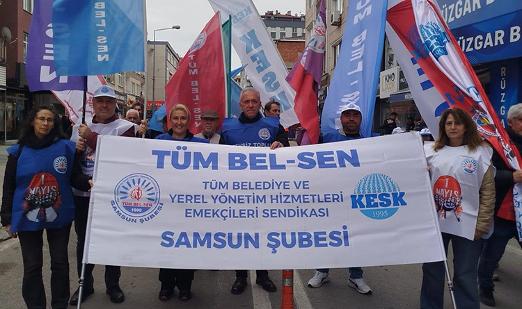 Samsun’da 1 Mayıs: Ortak mücadele vurgusu